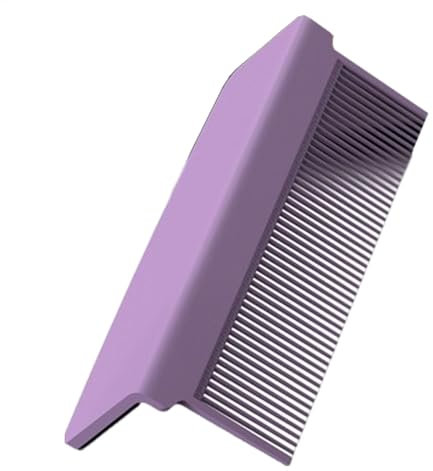 Glätteisenkamm, flache Eisenbürste, Glättungskammaufsatz, 9,4 x 3,5 x 3,4 cm, Kohlefaser-Material, effizienter Glättungskammaufsatz für Damen und Herren, Friseursalon