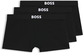 BOSS Herren Trunk 3P ONE Dreierpack Boxershorts aus Stretch-Baumwolle Schwarz001 S