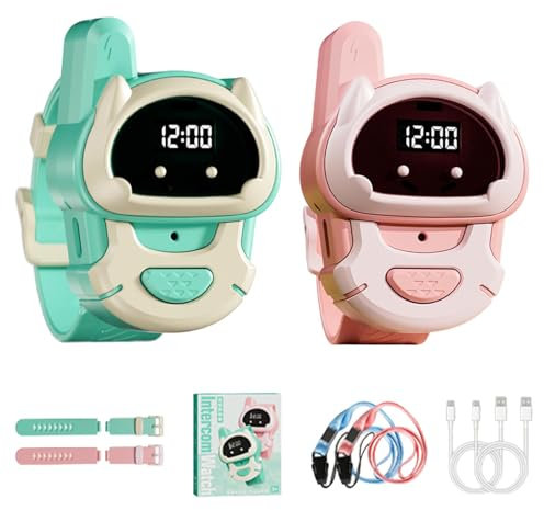Montres-Walkies-Talkie pour Les avec Une Grande Portée, des Talkies-Walkies pour Les, des Jouets Interphones pour Les -Funk Walky-Talky Watch avec Un Large Éventail D' À