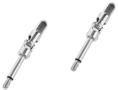 Artibetter 2 Piezas Gatos hidráulicos Eje cardánico Pieza del Gato de de de neumáticos Pieza de Gato de Acero Ejes Jack Suministros Junta cardan Bajada Silver