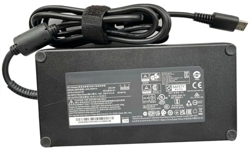 19,5 V 16,92 A 330 W Adattatore AC Caricabatterie Compatibile per MSI Raider GE68HX 13VI 13VH Gaming Portatile A20-330P1A