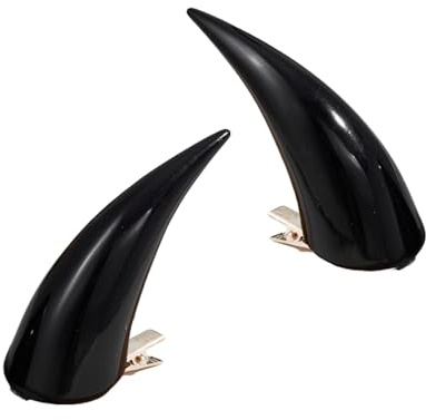 Harz Teufel Horn Haarspange Für Halloween Kostüm Cosplay Zubehör Horn Pin Erwachsene Bühne Requisiten Dressing Kopfbedeckung Party Ornament