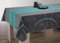 Le linge de Jules Nappe Anti-Taches Astrid Turquoise - Taille : Rectangle 150x240 cm