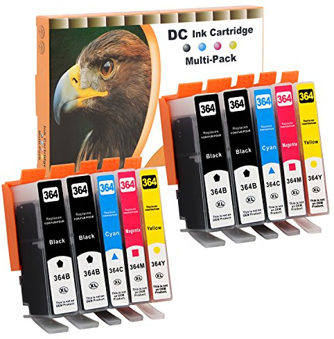 D&C 10x Multipack Druckerpatronen Kompatibel für HP 364 XL 364XL für HP Deskjet 3070A Officejet 4620 4622 HP Photosmart 5510 5512 5514 5515 5520 5522 5524 4622 6510 6520e 7510 7520 7515 B8550 C5324
