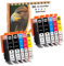 D&C 10x Multipack Druckerpatronen Kompatibel für HP 364 XL 364XL für HP Deskjet 3070A Officejet 4620 4622 HP Photosmart 5510 5512 5514 5515 5520 5522 5524 4622 6510 6520e 7510 7520 7515 B8550 C5324