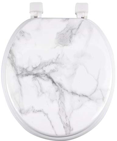 1001KDO HYGIENE & BEAUTE Abattant WC charnieres Plastique Marbre