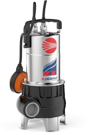 Pompe De Relevage 220v Pedrollo Zxm 1a/40 Eaux Chargées Avec Flotteur 15 M3/h 0.6 Kw