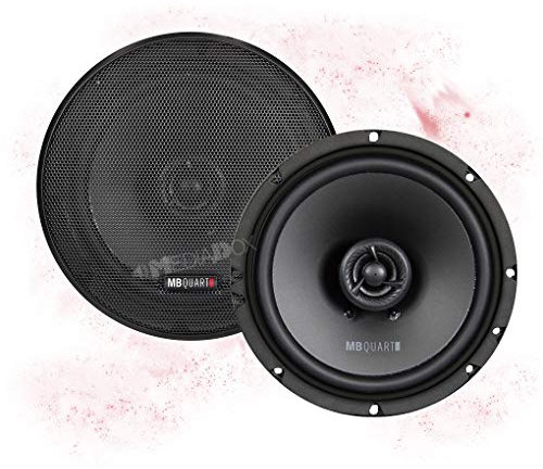 Mediadox Front 16,5cm/165mm 2-Wege Koax Auto Lautsprecher/Boxen/Speaker Set von MB Quart (QX165) kompatibel mit FIAT Ducato Typ 250 ab 2006