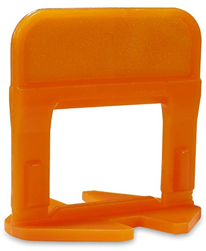 EMAISTORE Tile Leveling System - Pack of 600 Tile Spacers 1/51 Inch (0.5mm) - Professional Tile Leveling Clips for Ceramic Tile and Stone Installation