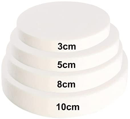 Rundes Schaumstoffkissen mit hoher Dichte, für Polsterhocker, Sitzbank, Terrasse, Kopfteile, DIY, Sofastühle, Dicke 3 cm/5 cm/8 cm/10 cm