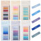 1200 Stück Haftnotizen Pastell, 6 Stile Klebezettel Pastell Selbstklebend Notizzettel Haftstreifen Tabs Sticky Notes Aesthetic mit Lineal für Seitenmarkierung Lesezeichen