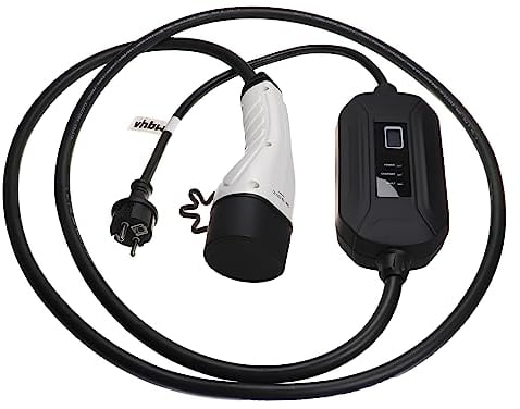 vhbw Ladekabel Typ 2 zu Typ F CEE 7/7 kompatibel mit BMW 7er Serie, i3s, i3, i5, i4, i7 Elektroauto, 1-phasig, 16 A, 3,5 kW, 3 m