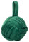 Furn Knot Velvet Door Stop – Soft Plush Weighted Decorative Doorstop, Modern Home Decor (Green Emerald)
