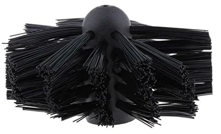 DAZZLEEX Brosse de nettoyage pour cheminée, 200 mm, brosse de nettoyage pour grille d'aération de sèche-linge, tête de poils en nylon