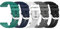 RuenTech Bracelet de montre compatible avec Garmin Forerunner 265S/255S/255S Bracelet de rechange en silicone souple pour Garmin Vivoactive 4S/Vivomove 3S/Venu 2S, Größe S