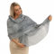 PashminaShine - Hellblau - Der Nachhaltige und Luxuriöse Shal Damen | für Geschmackvoll Looks und Elegante Anlässe l 100% Modal | 185 x 85 cm l Stola l Sommer Shal | Made in Italy | Pashmina