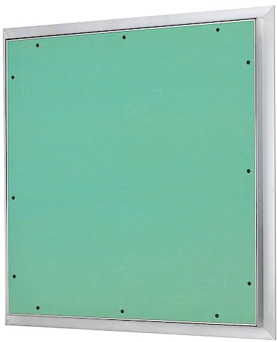 Revisionsklappe Trockenbau 600 x 600 mm – Revisionstür - Wartungsklappe mit 25 mm imprägnierter GK-Einlage und Druckverschluss – aus korrosionsbeständigem Aluminium – befliesbar – MW multi werkzeug