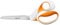 Fiskars Ciseaux de Tailleur, Longueur : 23 cm, Lame en acier inoxydable/poignées en plastique, Orange, RazorEdge, 1070079