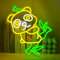 UExnkj-Y Luci al Neon Panda Insegna al Neon del Panda,Alimentato Tramite USB Con Interruttore Festa al Bar in Camera Decorazione Murale Panda Lampade Neon