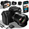 2.7K HD 44MP Digital Camera 16X Zoom with 32G Memory Card 1 Batteries YouTube Portable Mini Compact Camera for Kids Teens Adults Beginners