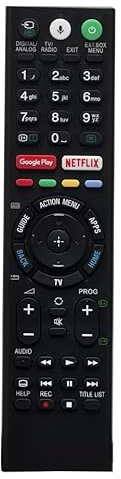 XINFUTE New RMF-TX310E fit for Sony Voice Bravia TV Remote Control KD-43XF7596 KD-43XF8096