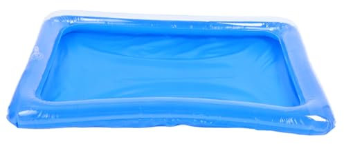 Alipis Aufblasbares Tablett sandkasten aufblasbares Aufblasbares Pooltablett Aufblasbarer Luau-Kühler aufblasbarer Tisch für Pool schwimmende Wanne für Pool Babybecken PVC Blue