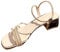 Shffuw Sandali Mare Donna Tacco medio da donna Open Toe con tacco intrecciato Sandalo Elegante In Scarpe (Rose Gold, 38)
