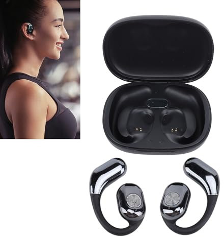Bluetooth Translation Aurices Auriculares en Tiempo Real Auriculares Touch Control Touch Control Translator para Trabajo de Viaje Plastic Negro