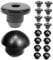 NAMOARLY 20Pcs Rubber Hydraulic Filler Bung Oil Plugs Floor Bottle Jack Seals for Engine Oil Leak Prevention for Mechanics DIY Enthusiasts