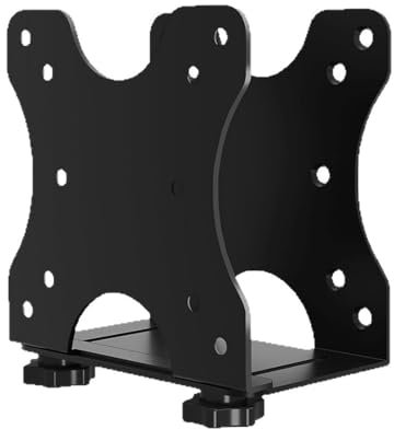 GAOFESA Piccolo PC Staffa di Montaggio Regolabile Risparmio di Spazio Computer Holder Desk Mount Per VESA Monitor Staffa Adattatore Monitor Arm Mount Per Thin Client