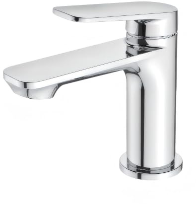 BELZ Solid Brass Basin Mixer Tap, Single Lever Chrome Bathroom Sink Tap | Ceramic Cartridge Drip-Free, 8L/min Water Saving Aerator, Anti-Splash Flow, Easy DIY Install, 5-Year Warranty