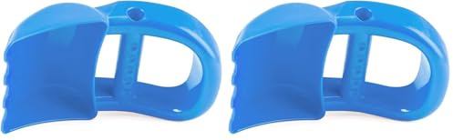 Hape Handbagger blau - Sandspielzeug, Mini Bagger für Strand, Garten & Sandkasten, Motorik- & Koordinationsspielzeug für kreative Outdoor Abenteuer, für Kinder ab 3 Jahren (Packung mit 2)