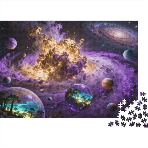 Träumig1000 Teile Puzzle Aus KKunston Premium Puzzle Für Erwachsene Puzzle Challenge Universum GalaxieLernpuzzle Familienpuzzle70x50cm/1000pcs