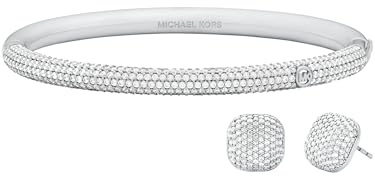 Michael Kors Damen Armband aus Messing mit Druckknopfverschluss