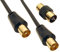 SSL Satellites 5 Meter 3C-2V Black Cable TV Aerial Lead Coaxial Cable Coax RF 75 OHM 3C-2V