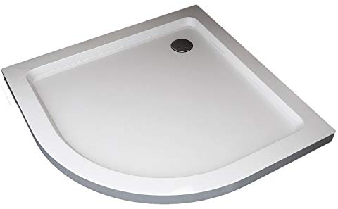 Grg Piatto Doccia 80x80x5 cm Semicircolare ABS MOD. Selene