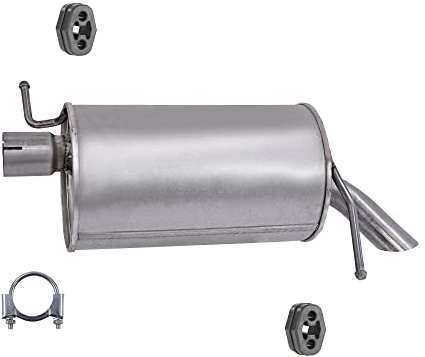 BESTPRICE ATP Auspuff Schalldämpfer Set 1x Endschalldämpfer, mit | Kompatibel mit: FORD GALAXY I, SEAT ALHAMBRA, VW SHARAN