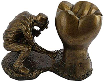 Figur Dental - Geschenk für Dentalhygieniker - handgemalte Skulptur Figur Dental personalisierte Zahnarzt Klinik Ornament - Kunstharz Zahn basteln Geschenk