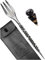 M. ROSENFELD Accesorios de shisha 2 en 1: Tenedor de tabaco y tapón Phunnel para shisha (tenedor para tabaco y tapón Phunnel) Negro
