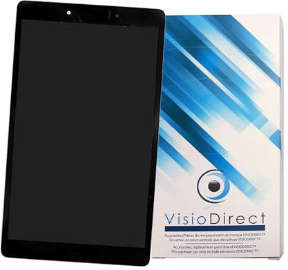 Visiodirect Ecran Complet Compatible avec Samsung Galaxy Tab A 8.0 2019 SM-T290 Noir 8 Vitre Tactile + écran LCD