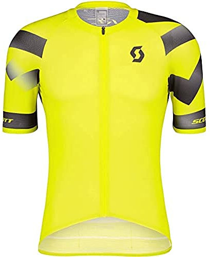 Scott RC Premium Climber Fahrrad Trikot kurz gelb 2022: Größe: XL (54/56)