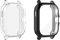 Moorovgi Cover Protettiva Compatibile con Amazfit GTS2,Antiurto Schermo TPU Protezione Custodia per Amazfit GTS2/Amazfit GTS 2E/Amazfit GTS2 ESIM (Trasparente+Nero)