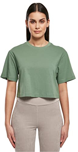 Urban Classics Damen Ladies Short Oversize Tee T-Shirt, Salvia, S EU