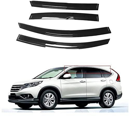 Auto Windabweiser FüR Hon-da CRV CR-V 2012-2016, Vorn und Hinten Regenabweiser Autofenster Regenschutz Seitenscheiben Fenster Vent Visiere Smoked Abweiser Rain Visor Guard