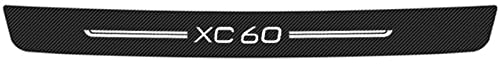 EAGLEG Auto Ladekantenschutz für Vo-lvo AWD C30 S40 C70 S60 S80 S90 T6 V40 V50 V60 V70 V90 XC40 XC60 XC70 XC90, Kofferraum Stoßstangenschutz Kohlefaser Aufkleber Deko Zubehör - Selbstklebend, XC60