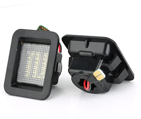 HUBBIQ Heckleuchte Kennzeichen 2 STÜCKE Auto Auto Nummer Kennzeichenbeleuchtung Für F1&50 2015-2018 2017 2018 F1&50 Raptor Direkter Ersatz Canbus Rücklicht