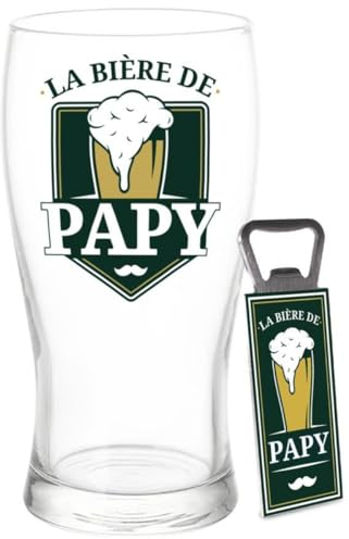 STC Coffret Verre la Biere de Papy