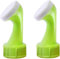 2 irrigatori con tappo a bottiglia, doccetta portatile, ugello per annaffiatoio in plastica, spruzzatore per irrigazione domestica, per irrigazione da giardino, piante e fiori verdi