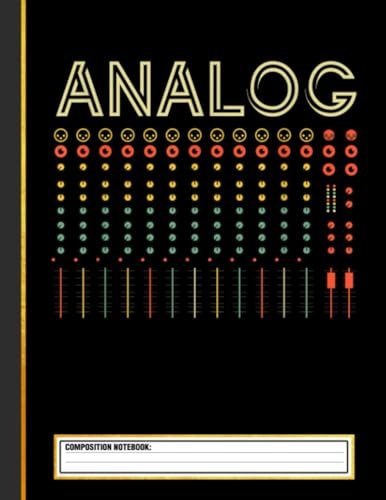 Retro Modular Synthesizer Analog Music Synth Composition Notebook