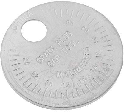 Zündkerzen-Gapper-Rundmünze Typ 0,5 bis 2,4 mm Zündkerzen-Messgerät